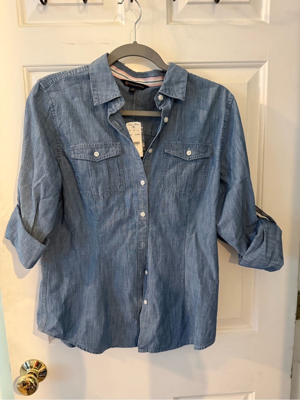 Chambray Button-Up Shirt
